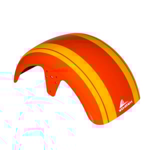 Paralama Dianteiro 3 Para Scooter Eletrica X7/Rz07/Wx07/Mini X07/Rz10/Wx10 Laranja/ Faixa Amarela