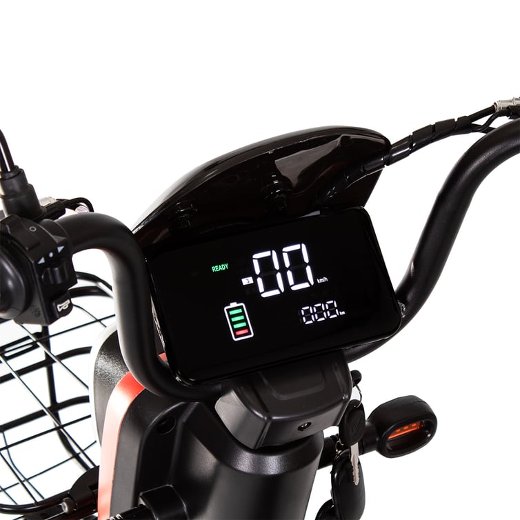 Bicicleta Scooter Eletrica Prime Wehawk Hw500 500w Bat 48v 12ah Laranja