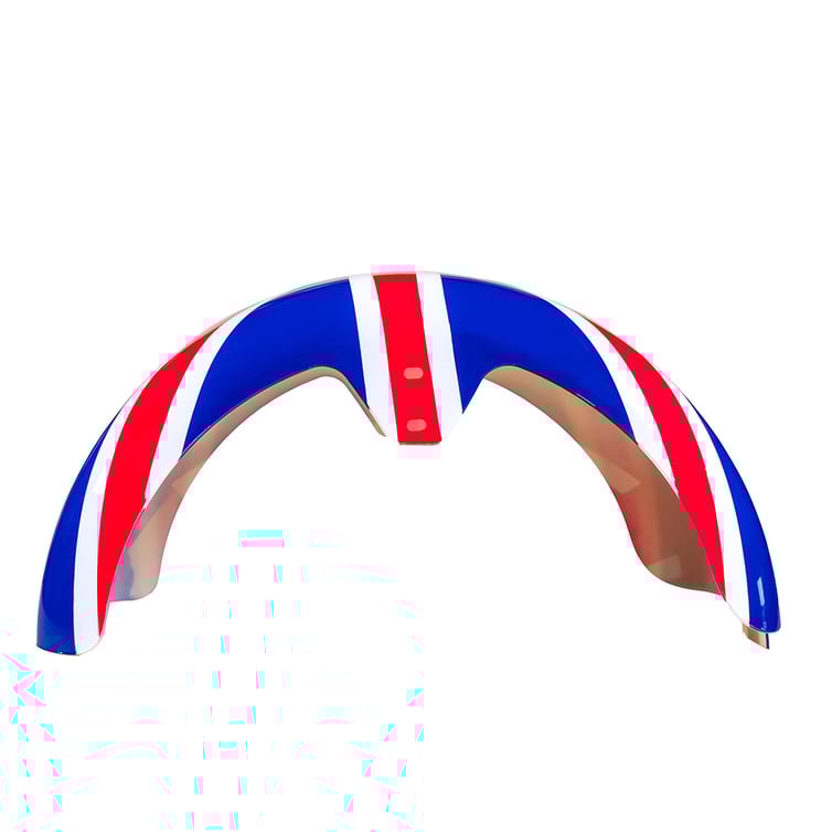 Paralama Traseiro 8 Para Scooter Eletrica X7/Rz07/Wx07/Nb Free/Rz10/Wx10 Bandeira Inglaterra