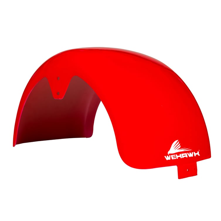 Paralama Traseiro 8 Para Scooter Eletrica X7/Rz07/Wx07/Nb Free/Rz10/Wx10 Vermelho