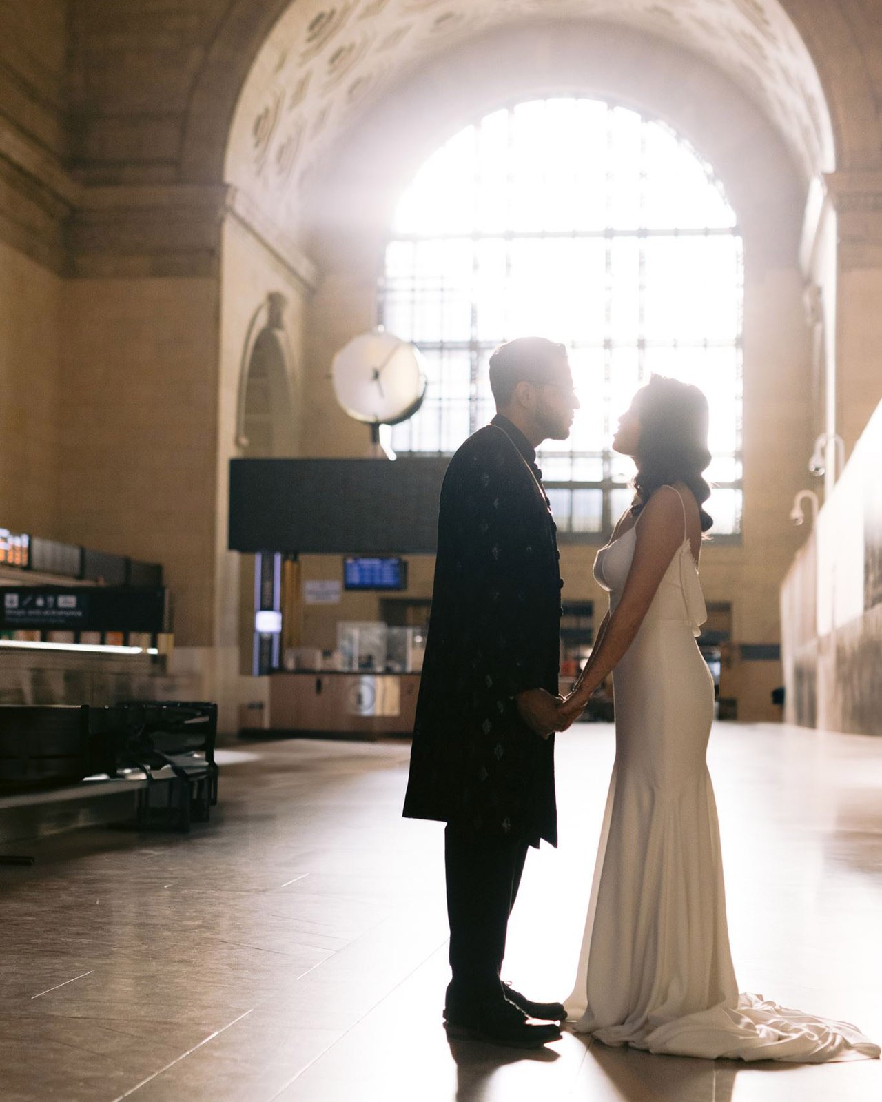 Wedding detail, soft window light