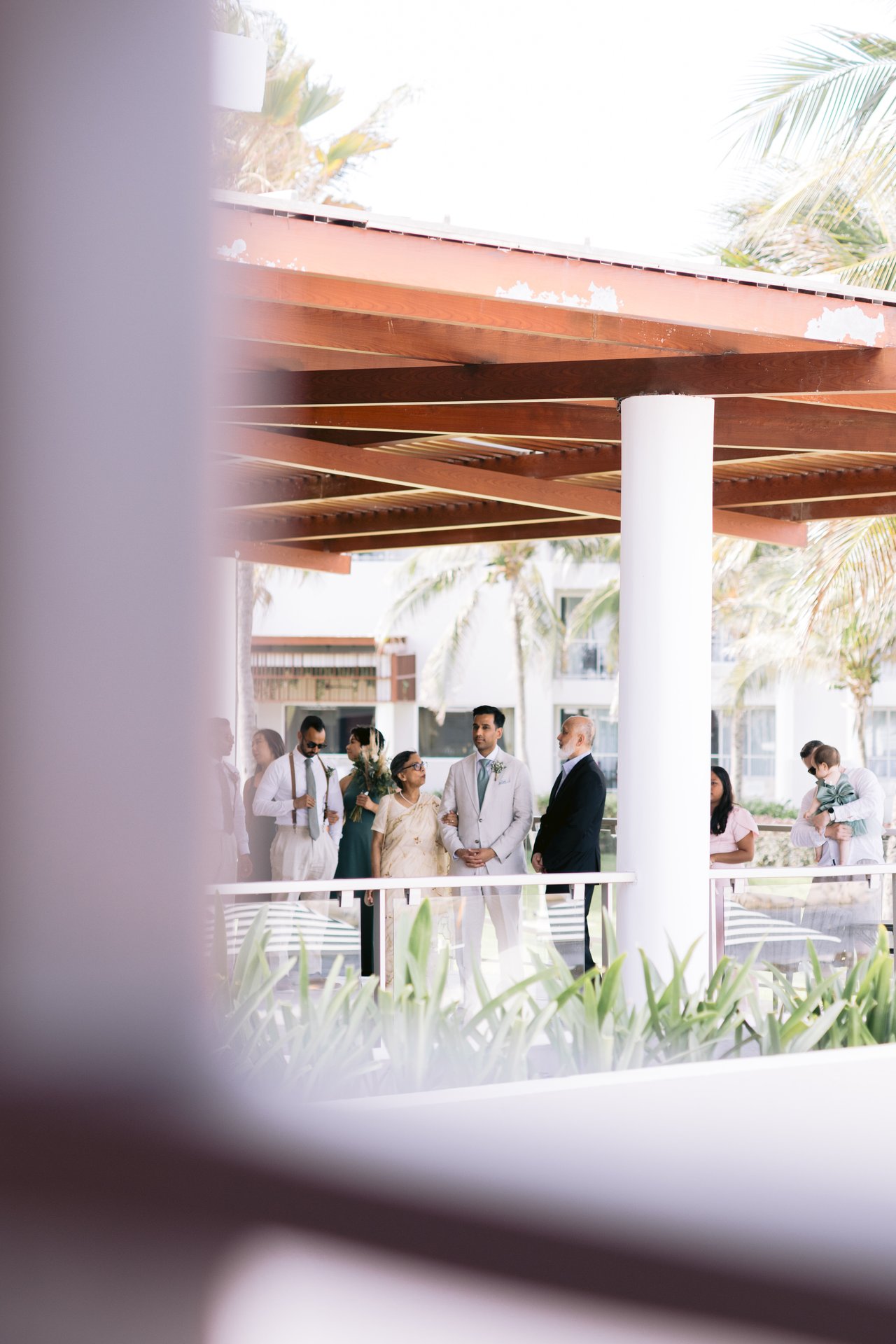 The ceremony pavilion