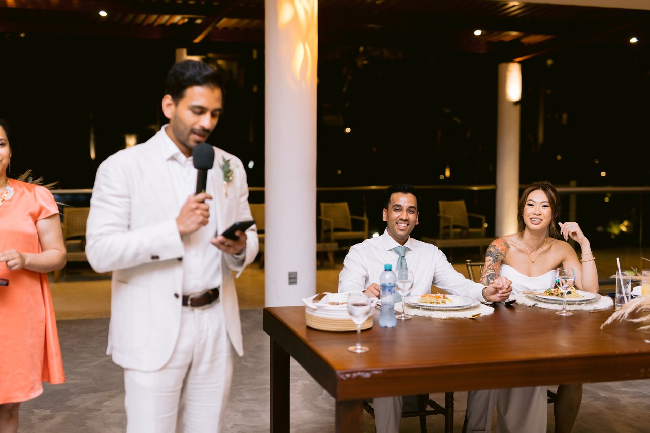 Speeches at dinner