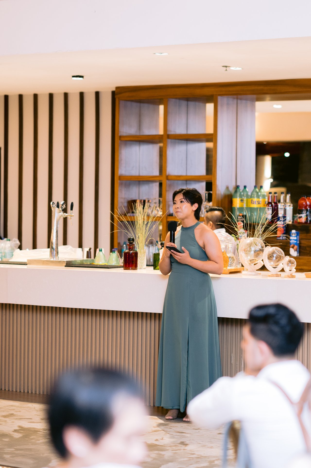 A toast for Iris and Hussain