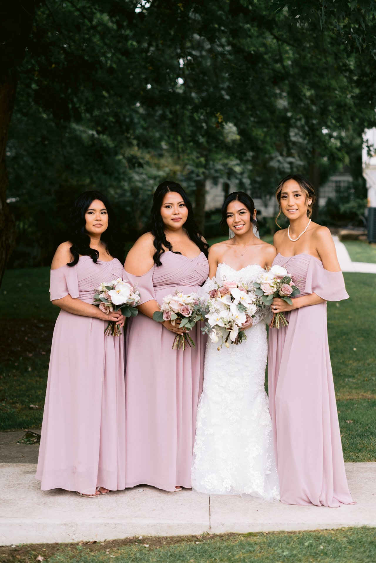 The bridesmaids and Kat