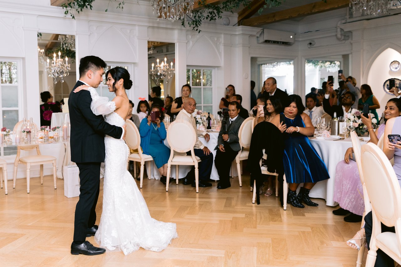 Into the first dance