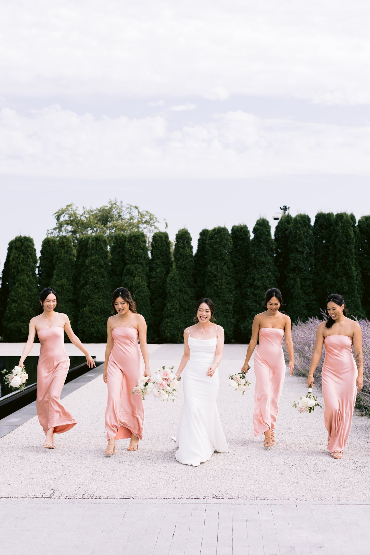 The bridesmaids and Katie