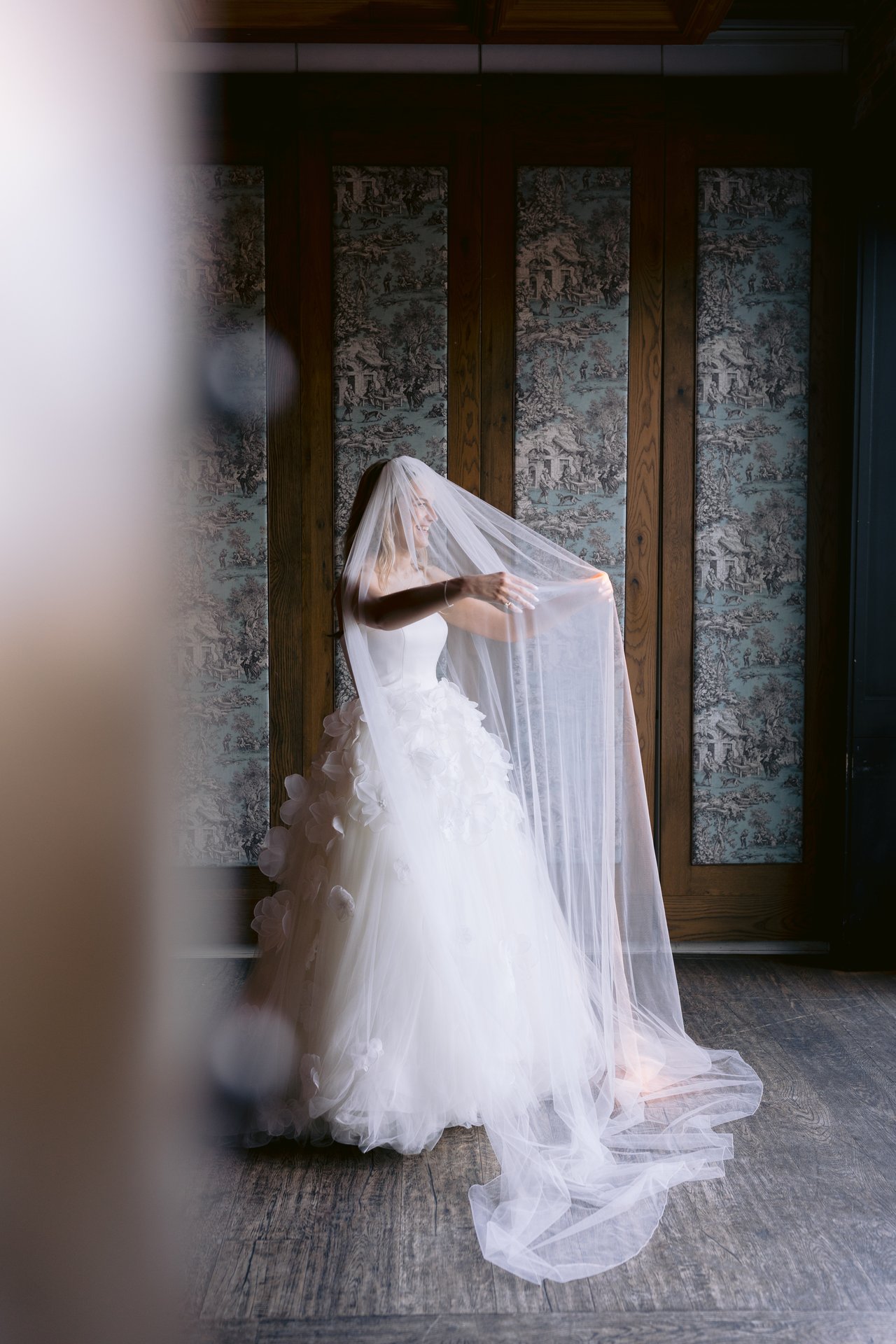 Magda in her veil