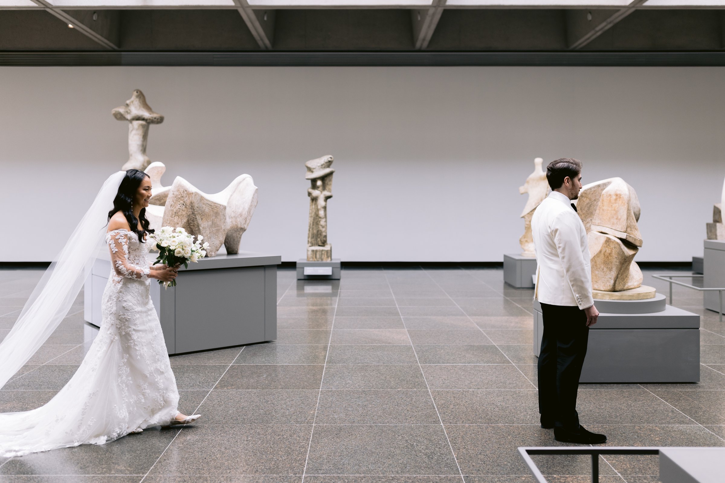 Stella and Will&rsquo;s first look among the sculptures at the Art Gallery of Ontario