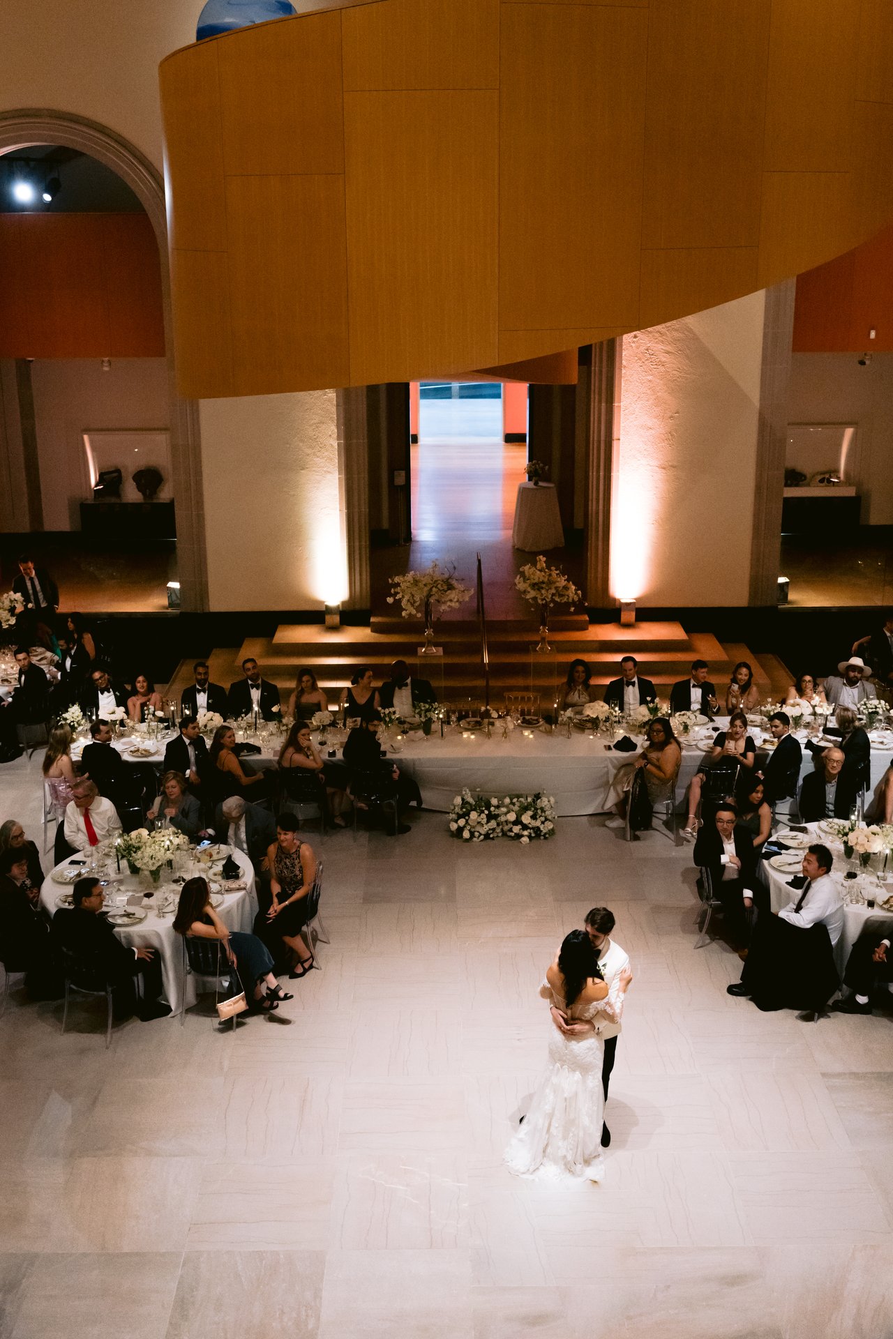 The first dance, the floor to themselves
