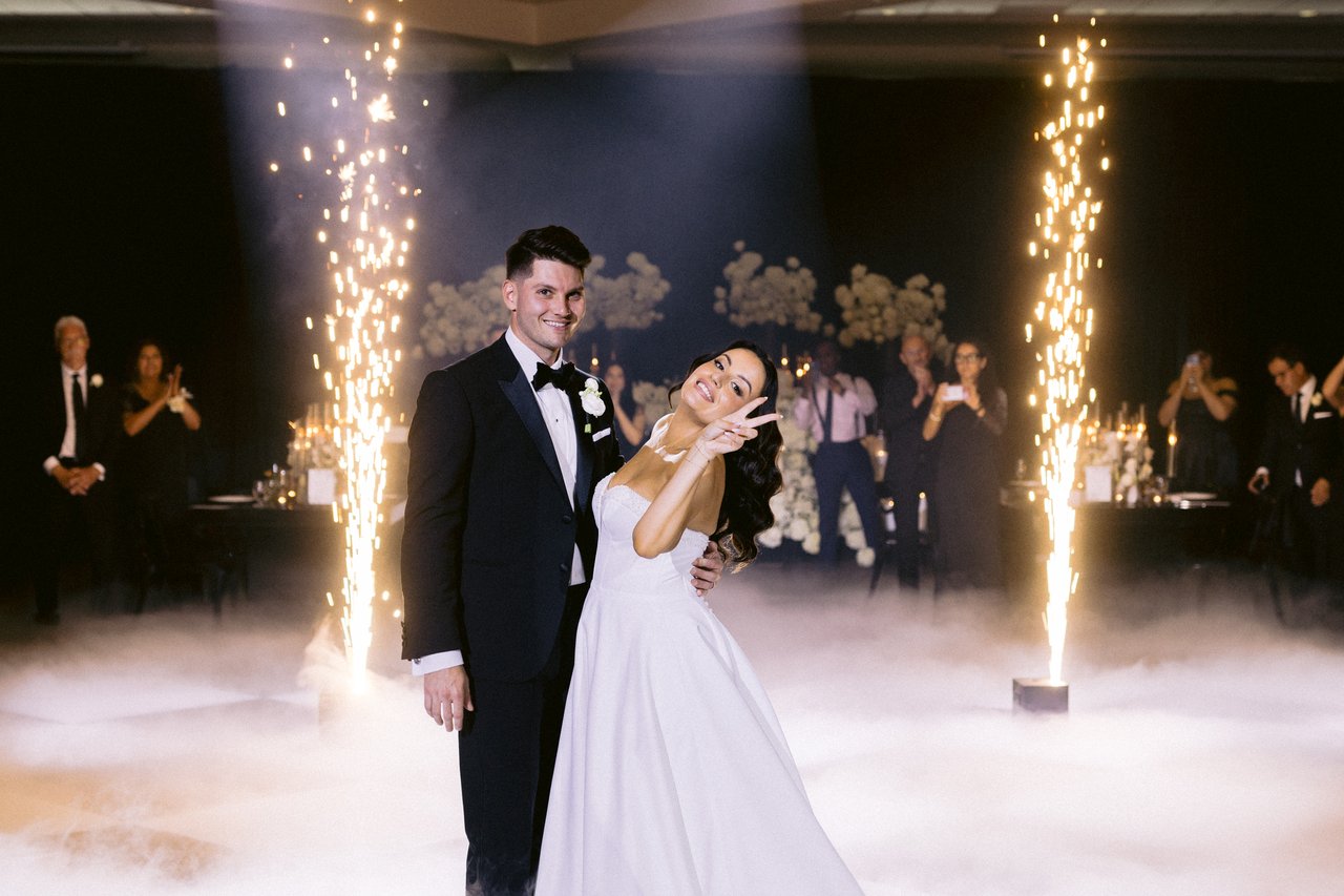 Sparklers around the floor