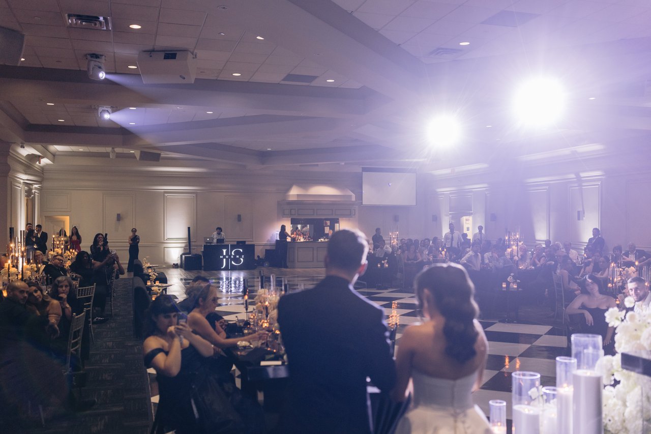 The room, mid-celebration