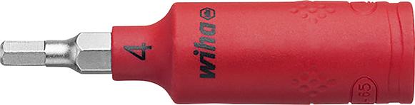 Imagen del producto Punta para destornillador1/4" hembrahexagonal VDE 4x65mm Wiha
