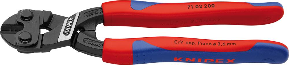 Imagen de CORTAPERNOS MINI 7102200 CON MANGO VARIOS COMPONENTES 200MM KNIPEX