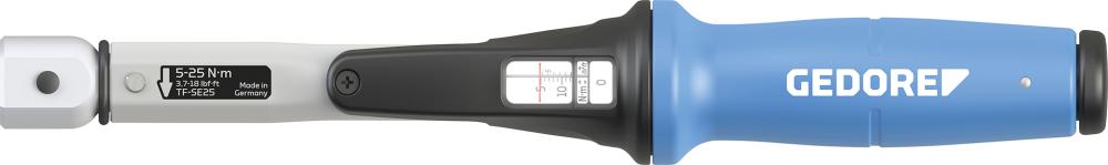 Imagen de LLAVE DINAMOMÉTRICA TORCOFIX TF-SE 5-25NM 9X12MM GEDORE