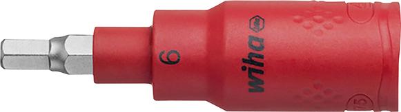 Imagen del producto Punta para destornillador3/8" hembrahexagonal VDE 6x75mm Wiha