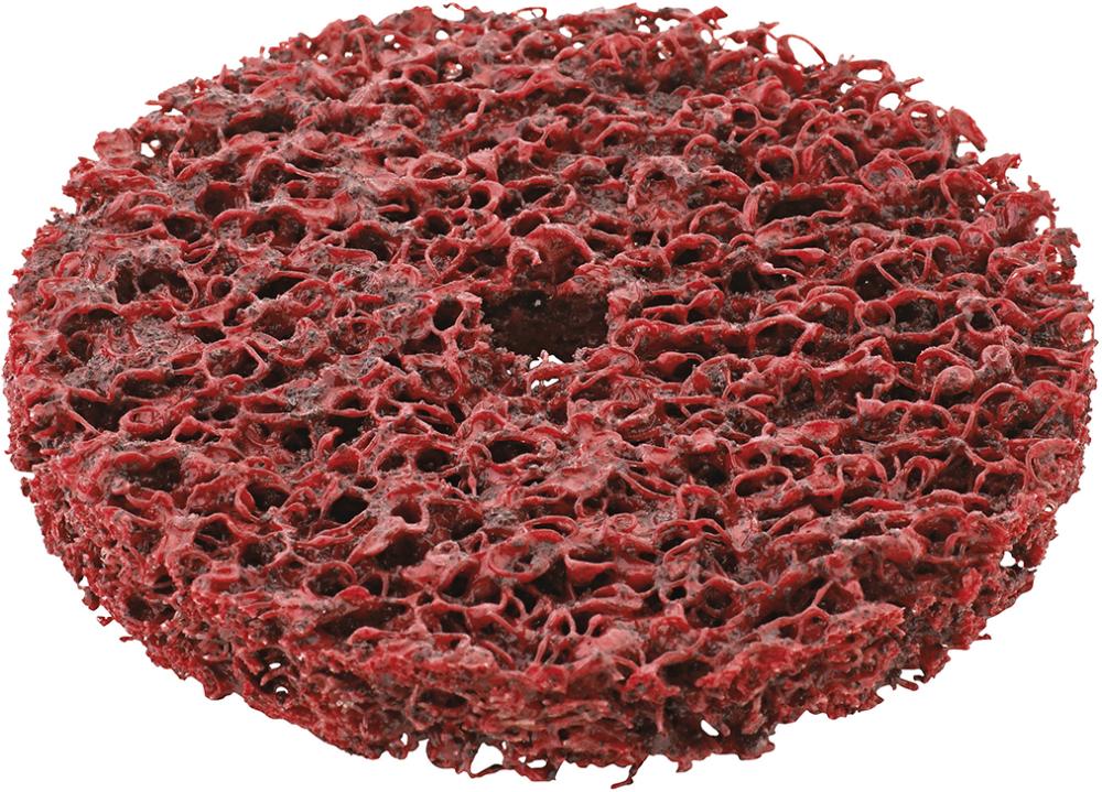 Imagen del producto Disco de limpieza grueso 100x13x13mm extra-grueso rojo FORMAT