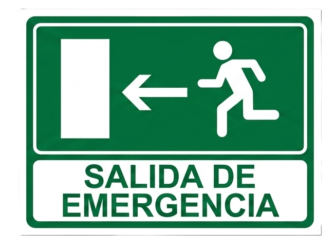 Imagen del producto CARTEL PVC 21X29 FOTOLUM. SALIDA EMERGENCIA