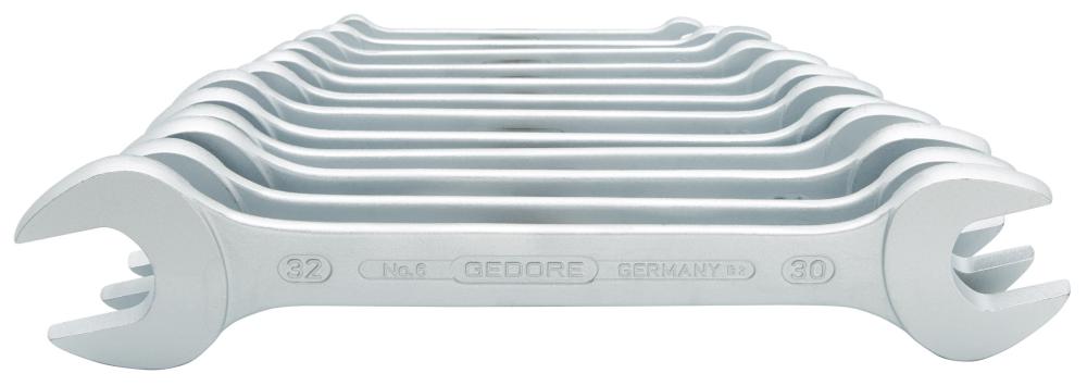 Imagen de JGO LLAVES FIJAS 2 BOCAS DIN3110 6-32MM 12 PZAS GEDORE