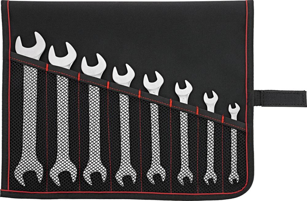 Imagen de JUEGO LLAVE FIJA 2 BOCAS DIN3110 6-22MM 8 PZAS EN BOLSA ENROLL. FORMAT