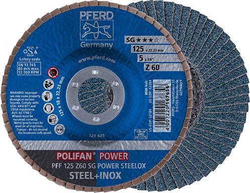 Imagen del producto Disco abrasivo de láminasZ 60SG recto 125mm K60 Pferd
