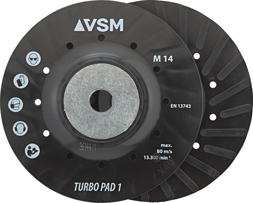 Imagen de PLATO DE APOYO NERVADO M14 115MM VSM