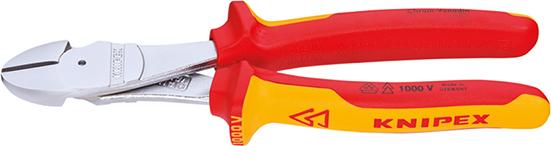 Imagen de CORTAALAMBRES FUERZA VDE CON MANGO VARIOS COMPONENTES 250MM KNIPEX