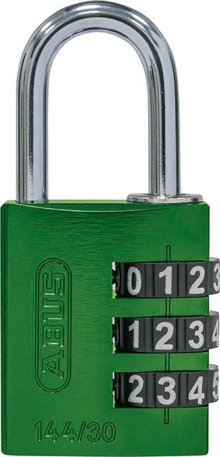 Imagen de CANDADO CON COMBINACIÓN 144/30 VERDE LOCK-TAG