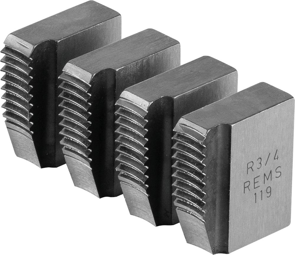 Imagen de COJINETES DE TERRAJA R 3/4 REMS ROSCA DE TUBO R CÓNICA DERECHA ISO 7-1, EN 10226