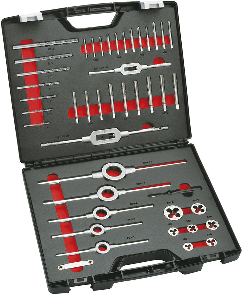 Imagen de JGO MACHOS ROSCAR MANUAL DIN352 HSSE M3-12 FORMAT
