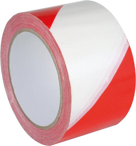 Imagen de CINTA DE SEÑALIZACIÓN PVCAUTOADHESIVA 60MMX66M ROJA/BLANCA