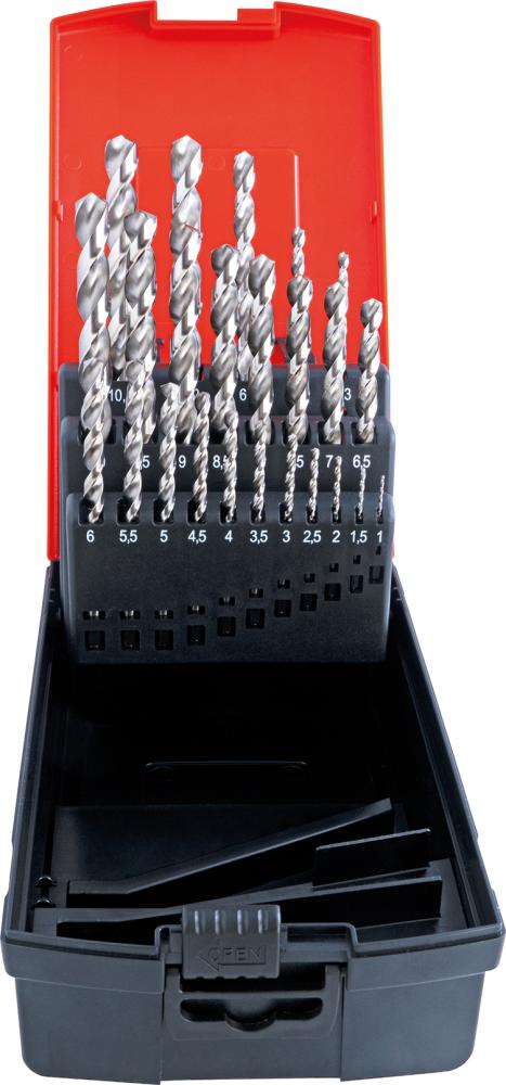 Imagen del producto Broca espiral DIN338 HSS Tipo W 1,0-10,5mm incl broca sacanúc FORMAT