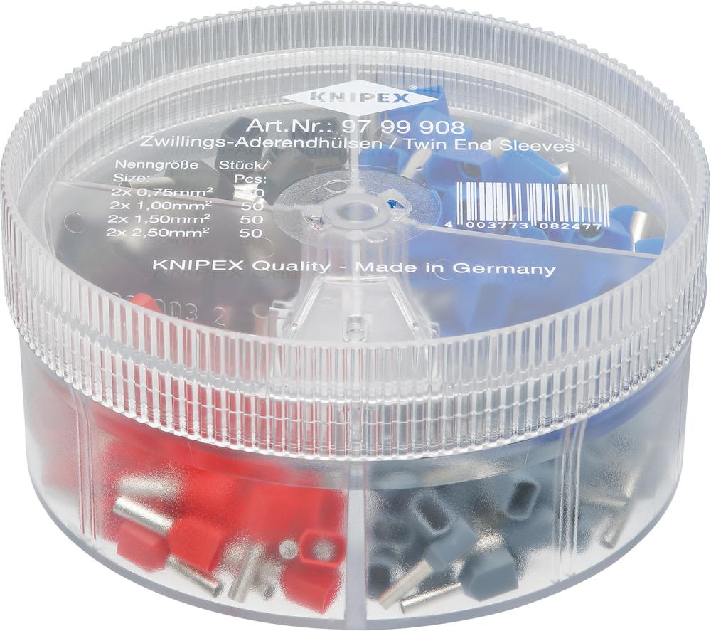 Imagen de SURTIDO VIROLAS DE CABLE TWIN 0,75-2,5QMM KNIPEX