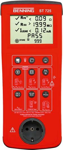 Imagen del producto Comprobador equipos ST 725 BENNING