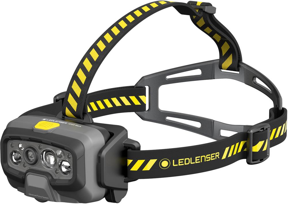 Imagen del producto Linterna de casco de batería HF8R Work Yellow 20-1600 lumen Ledlenser