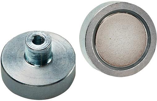 Imagen del producto Imán plano NdFeB con rosca 6x4,5/ 11,5mm FORMAT