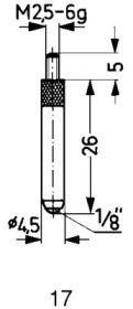 Imagen de CALIBRE DE MEDICIÓN MD TIPO 17/26,0MM KÄFER