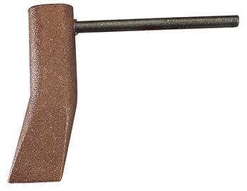 Imagen de PZA COBRE FORMA MARTILLO C/ PERNO HIERRO ACODADO PARA MANGO PROPANO 350G GCE