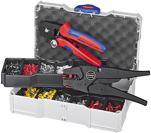 Imagen de SURTIDO VIROLAS DE CABLE CUADRADO 1250 PZAS KNIPEX