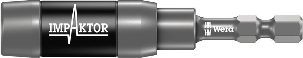 Imagen de PORTAPUNTAS IMPAKTOR 1/4"CON ANILLO RETENCIÓN E IMÁN ANULAR WERA
