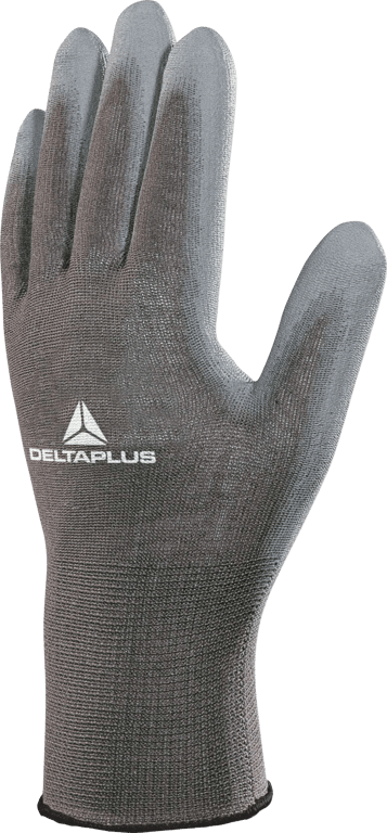 Imagen del producto GUANTE CONTACTO POLIÉSTER PALMA PU GRIS T-6