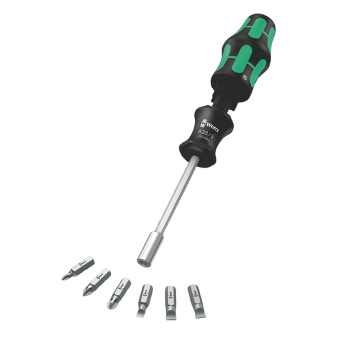 Imagen del producto DESTORNILLADOR CON PUNTAS WERA KOMPAKT 27 SET2 7PZAS