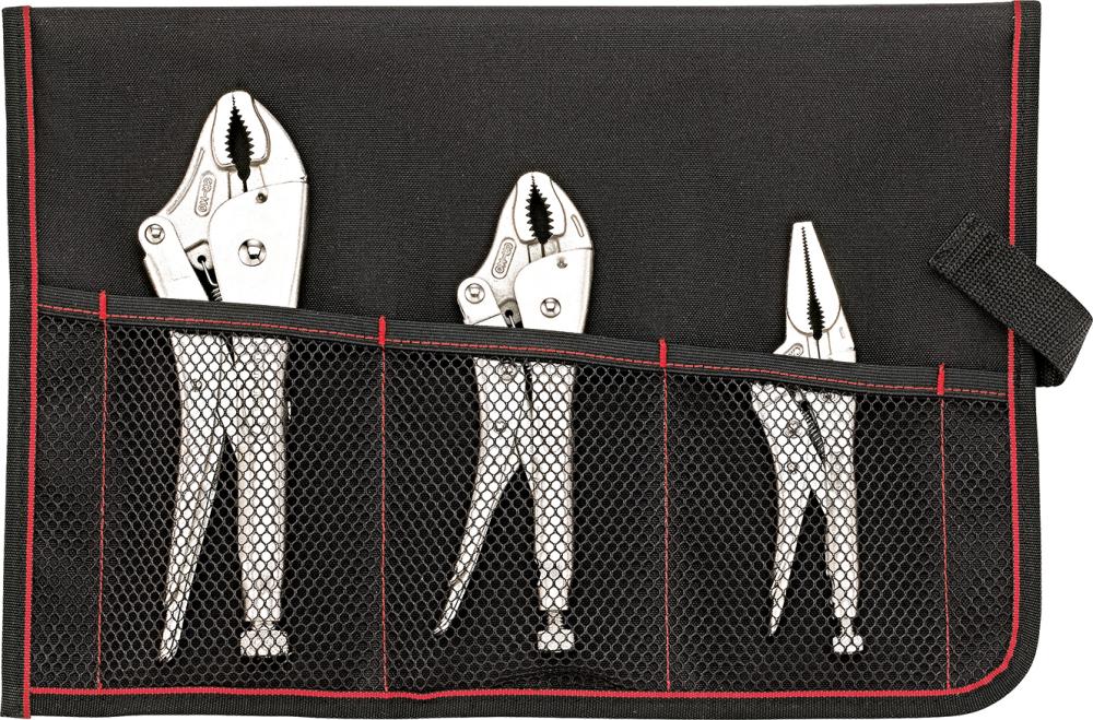 Imagen de JUEGO MORDAZAS GRIP 3 PZAS BOLSA ENROLLABLE FORMAT