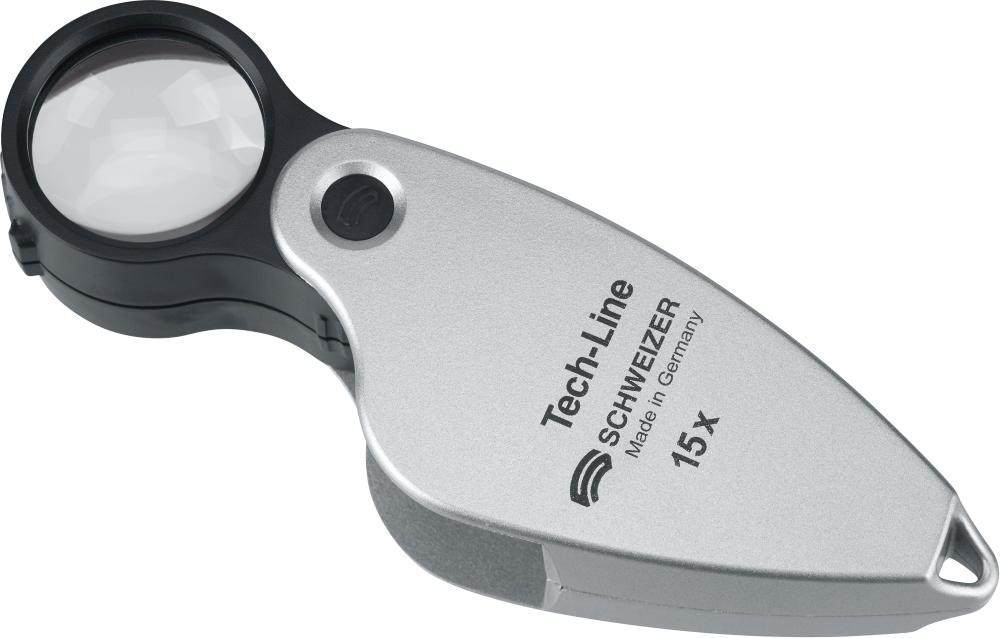 Imagen del producto Lupa plegable Tech-Line 15,0xD22,8mm SCHWEIZER