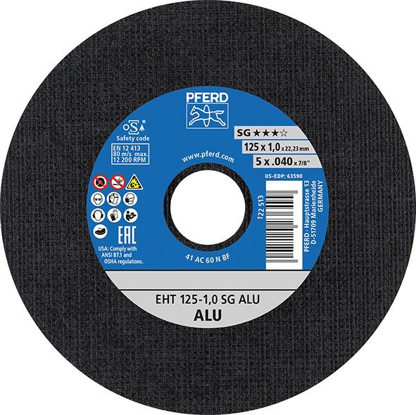 Imagen de DISCO DE CORTE RECTO PARAALUMINIO A24NSG 230X2,9MMPFERD