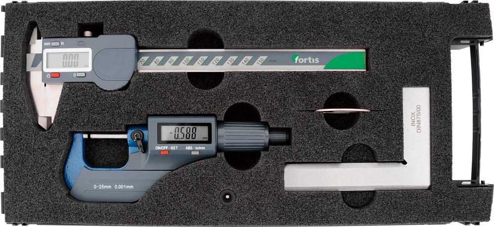 Imagen de JGO INSTRUMENTOS MEDICIÓN3 PZAS DIGITAL FORTIS