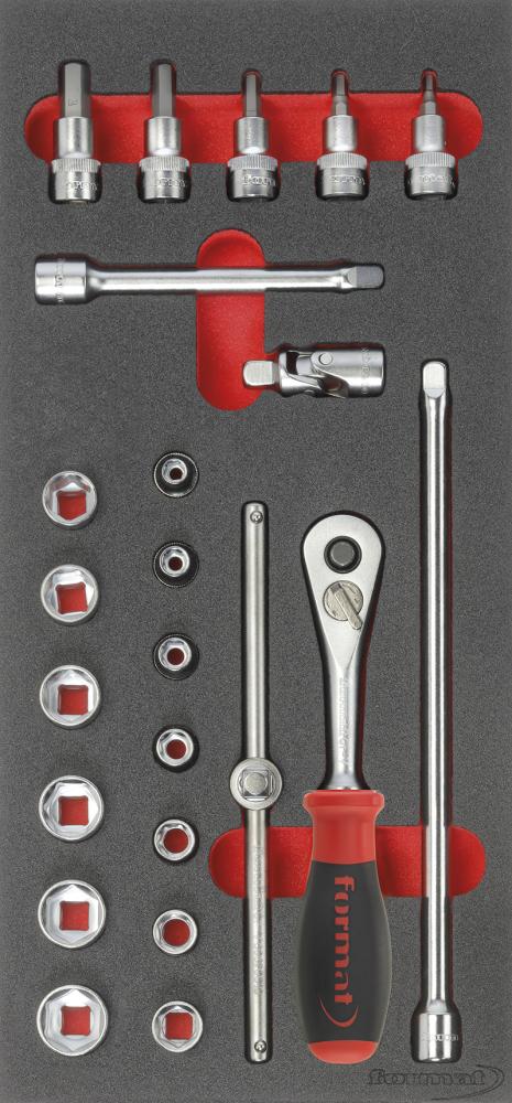 Imagen de MÓDULO HTA 1/3 LLAVE DE 188X395X30MM VASO 3/8" FORMAT