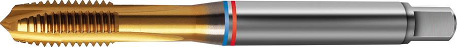 Imagen de MACHO ROSCAR A MÁQUINA FAT TANDEM DIN376 HSS-PM TIN TIPO N 6H FORMA B AGJO