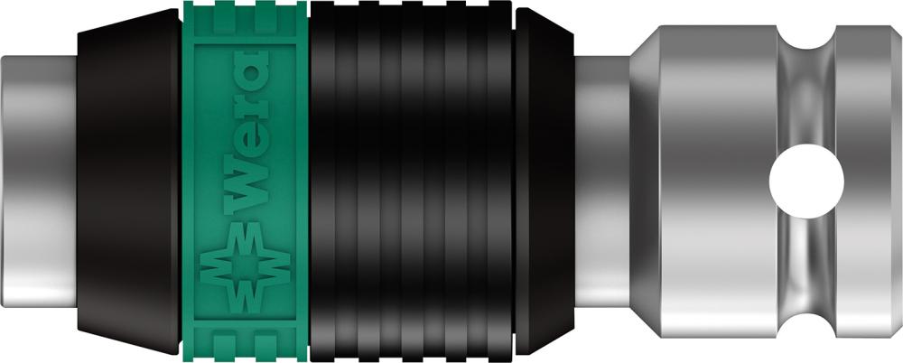 Imagen de ADAPTADOR PUNTAS ZYKLOP 1/4" HEMBRA CUADRADA HEMBRA HEX DINISO1173- C6,3 Y E6,3 WERA