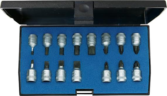 Imagen del producto Jgo puntas destornilladorINS20PM 1/4" 15 unidades GEDORE